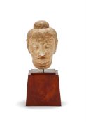 A Gandhara stucco head of Buddha