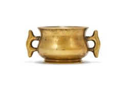 A Chinese bronze censer