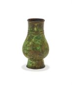 A Chinese bronze vase