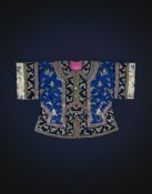 A fine and rare Chinese Manchu lady's informal jacket