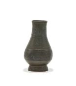 A Chinese bronze vase