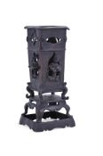 A Chinese bronze incense burner