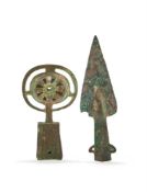 A Chinese bronze chariot bell