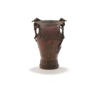 A Chinese bronze 'Dragon' vase
