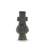 A Chinese bronze 'Arrow vase'