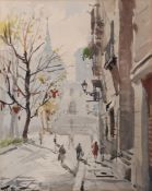 Singaporean School (circa 1960), A European Street Scene