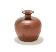 A Chinese Henan russet-glazed meiping vase