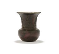 A Chinese bronze vase