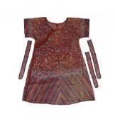 A Chinese chestnut ground dragon robe
