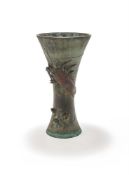 A Japanese bronze 'Lobster' vase