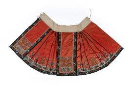 A Chinese Han women's formal skirt