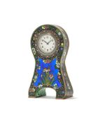 A Japanese Cloisonne Enamel Clock Case