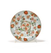 A Chinese Famille Verte dish