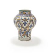 A Moroccan pottery vase