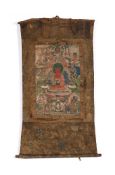 A Thang-ka depicting Buddha