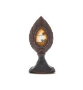 A Japanese lacquer and glass 'Sarira' portable shrine