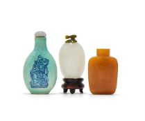 A group of Chinese three snuff bottles