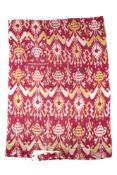 A SILK IKAT PANEL, BUKHARA
