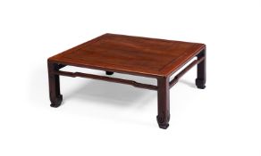 A HARDWOOD SQUARE KANG TABLE, CHINESE