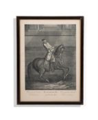 AFTER JOHANN ELIAS RIDINGER (1698-1767) A SET OF TWELVE PRINTS OF THE RIDING SCHOOL