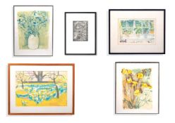 λ VIRGINIA POWELL (BRITISH B. 1939) DAFFODILS (5)