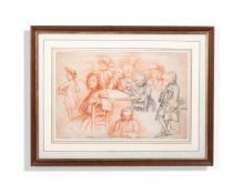 FRENCH SCHOOL (18TH CENTURY) STUDIES OF CHILDREN IN AN ACADEMY