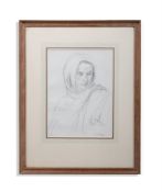 λ AUGUSTUS JOHN O.M., R.A. (BRITISH 1878-1961) DORELIA WEARING A SHAWL