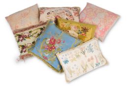 A COLLECTION OF TAPESTRY CUSHIONS