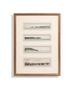 ENGLISH SCHOOL (EARLY 19TH CENTURY) A SET OF FOUR COASTAL STUDIES