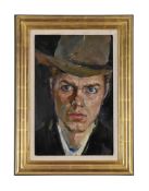 VLADIMIR G. ZYATOV (B.1939), MAN IN A HAT