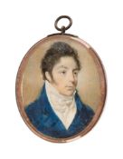 Y BRITISH SCHOOL (19TH CENTURY)PORTRAIT MINITAURE OF A GENTLEMAN