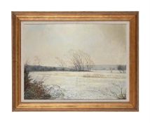 λ CAVENDISH MORTON (BRITISH 1911-2015), AN ESTUARY, WINTER