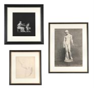 FOLLOWER OF MICHELANGELO MAESTRI, SEATED GODDESS WITH CUPID; WITH TWO OTHERS (3)