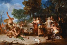 NICOLAS BERTIN (FRENCH 1668-1736), MOSES DEFENDING THE DAUGHTERS OF JETHRO