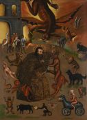 DALMATION SCHOOL (19TH CENTURY), THE TEMPTATIONS OF ST ANTHONY
