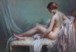 DELPHIN ENJOLRAS (FRENCH 1857-1945), THE MODEL