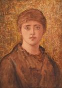 CIRCLE OF SIR EDWARD COLEY BURNE-JONES (1833-1898), PORTRAIT OF MARGARET BURNE-JONES (1866-1953)