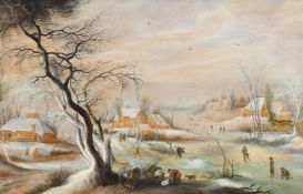 FLEMISH SCHOOL (17TH CENTURY), WINTER LANDSCAPE