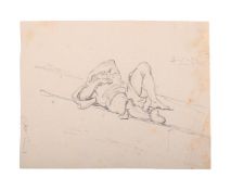 GEORGE CHINNERY (BRITISH 1774-1852), STUDY OF A RESTING FIGURE