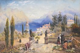 LADY CATHERINE VERNON HARCOURT (BRITISH 1811-1877), ISOLA BELLA, LAKE COMO