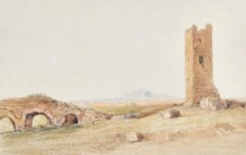 EDWARD LEAR (BRITISH 1812-1888), ROMAN CAMPAGNA
