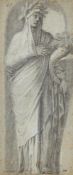 FLORENTINE SCHOOL (LATE 16TH CENTURY), FIGURE WITH CORNUCOPIA