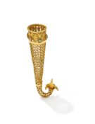 A MID 19TH CENTURY POSY HOLDER