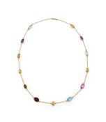 LAUREL, A GEM SET LONG CHAIN