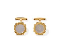 LALAOUNIS, A PAIR OF BI-COLOUR CUFFLINKS