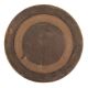 A LARGE GEORGE III GILTWOOD CONVEX MIRROR, CIRCA 1810 - Image 3 of 3