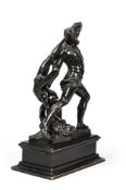 AFTER ANTONIO CANOVA, A BRONZE FIGURE OF HERCULES AND LICHAS, FRENCH, 19TH CENTURY