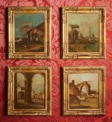 FOLLOWER OF FRANCESCO GUARDI, ARCHITECTURAL CAPRICCI