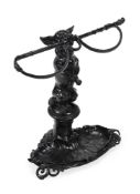 A VICTORIAN CAST IRON STICK OR UMBRELLA STAND, IN THE MANNER OF COALBROOKDALE, CIRCA 1880