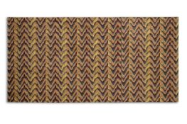 † A SET OF THREE 'HESKETH' SUMMER BLUES WOVEN FABRIC PANELS, BY WATTS 1874, CONTEMPORARY
